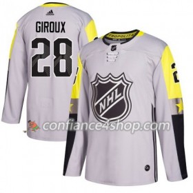 Adidas Maillot de Hockey Philadelphia Flyers Claude Giroux 28 2018 NHL All-Star Metro Division Gris Authentic - Homme